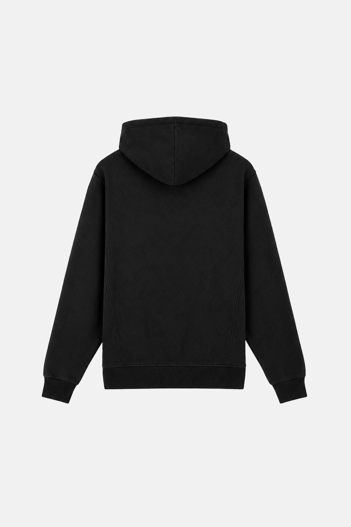 Türkiye 10 Soft Fleece Fermuarlı Hoodie  - Siyah